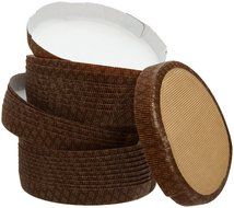 Kitchen Supply 9.5 Inch Round Paper Cake Pan, Set of 6