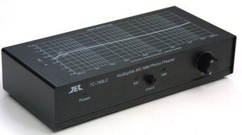 TCC TC-760LC BLACK MM/MC Phono Preamp w/Level Control; includes optional PREMIUM HIGH POWER AC Adaptor N3