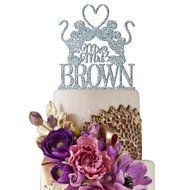 Sugar Yeti Made In USA Personalized Wedding Cake Topper Mrs Minnie Heart Mr Mickey #1 Black N10