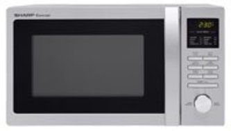 Sharp Compact Stainless Steel Countertop Microwave