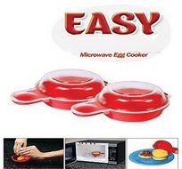 Easy Eggwich Cooking Tool Microwave Cheese Egg Cooker Fast Egg Maker 2 Pcs H N2