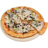 Round Pizza Stone 15 Inch 3/4" Extra Thick - Bread Baking Stone For Indoor Oven Outdoor BBQ Grill - With Durable... N4