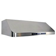 CAVALIERE 36" Under Cabinet / Wall Mounted Stainless Steel Kitchen Range Hood w/Remote Control 900 CFM AP238-PS15-36 N6