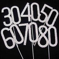 Hundred Decorative Rhinestone Cake Topper N11