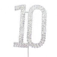 Hundred Decorative Rhinestone Cake Topper N14