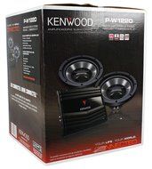 Package: Kenwood P-W1220 Package of: Kenwood KAC-5206 400W Peak/120W RMS 2-Channel Car Amplifier + 2)KFC-W112S... N2