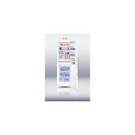 Summit CP171MED 24" AccuCold Series Bottom Freezer Frigerator with 10.6 cu. ft. Capacity 2 Digital Thermostat...