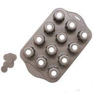 Befamous 12 Cups Non-stick Muffin Cupcake Pan - Removable Bottoms Round N9