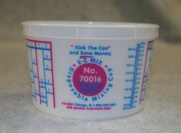 E-Z Mix EMX-70016L 1-Pint Plastic Mixing Cup Lids, Box Of 100
