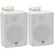 Atlas Sound SM42T-W 4" 2-Way Weather Resistant Speaker System With 70.7V/100V-16W Transformer