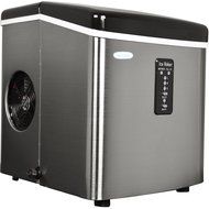 NewAir AI-100SS 28-Pound Portable Ice Maker, Stainless Steel N2