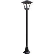 New RETHINK 155022 Solar Outdoor LED Post Light