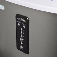 NewAir AI-100SS 28-Pound Portable Ice Maker, Stainless Steel N5