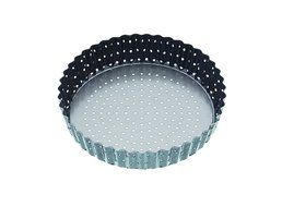 18 x 3cm Master Class Crusty Bake Fluted Round Flan Quiche Tin