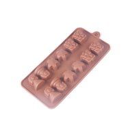 5 Pieces Set of Candy Molds, Chocolate Molds, Silicone Molds, Soap Molds, Silicone Baking Molds- Dinosaur,Happy... N2