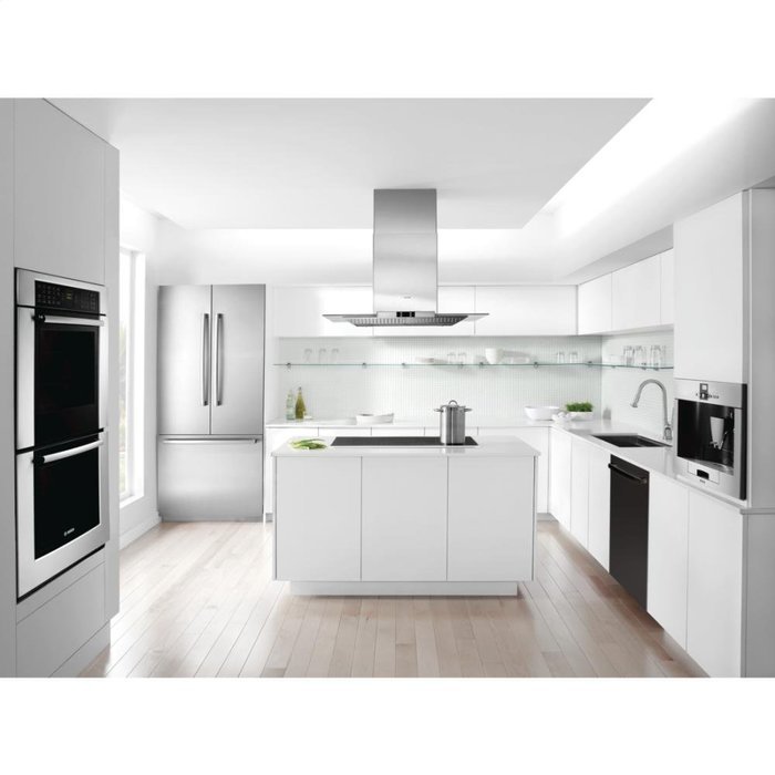 Bosch SHX68T56UC 800 24" Black Semi-Integrated Dishwasher - Energy Star N3