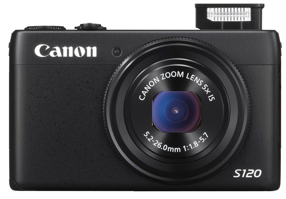 Canon digital camera PowerShot S120 (black) F value 1.8 24 mm wide-angle 5 x optical zoom PSS120 (BK) - International... N3