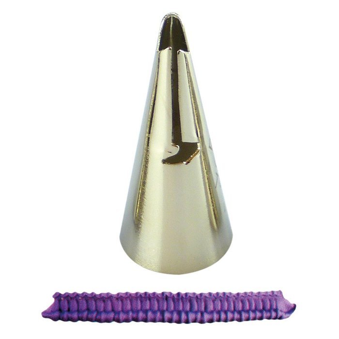 PME #40 Frill Tube Stainless Steel Icing Fondant Piping Decorating Nozzle Tip