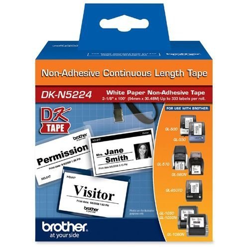 BRTDKN5224 - Brother DK Series Non-adhesive Continuous Paper Tape Roll
