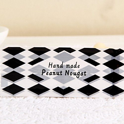 B&S FEEL 200 Pcs Nougat candy wrappers packaging paper plastic bags N2