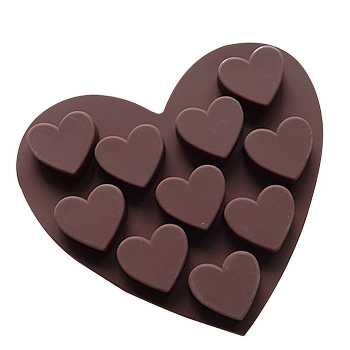NEESHOW NEESHOW Silicone Heart Baking Cups /Reusable Muffin Molds in Storage Container