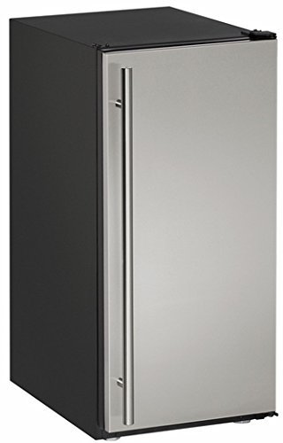 U-Line UADA15IMS00B 15" Built-in Crescent Ice Maker, Black