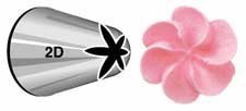 Wilton 402-2004 No. 2D Large Drop Flower Piping Tip