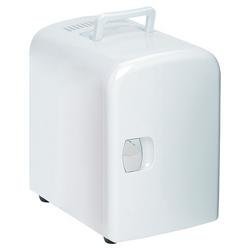 4 Liter AC/DC Portable Mini Fridge Cooler Warmer (White)