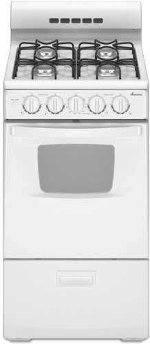 Amana 20 in. 2.6 cu. ft. Gas Range in White