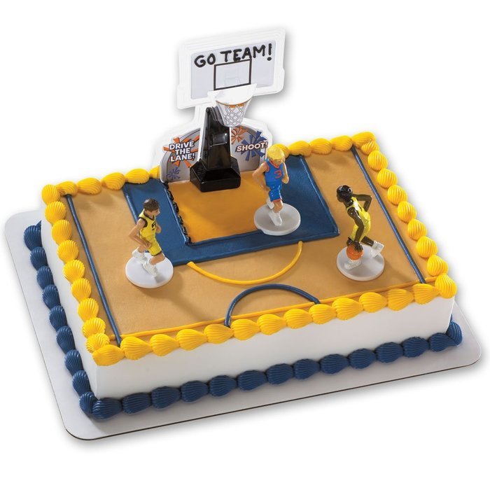 Basketball All Net DecoSet Cake Decoration - Boys