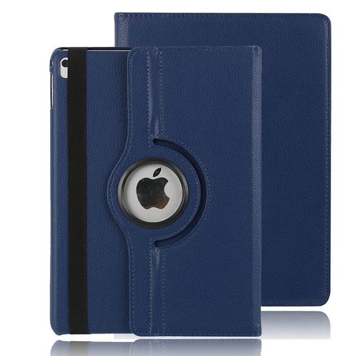 ipad Case Red,TechCode 360 Degrees Rotating Magnetic PU Leather with Stand Smart Auto Sleep/Wake Feature Case... N19