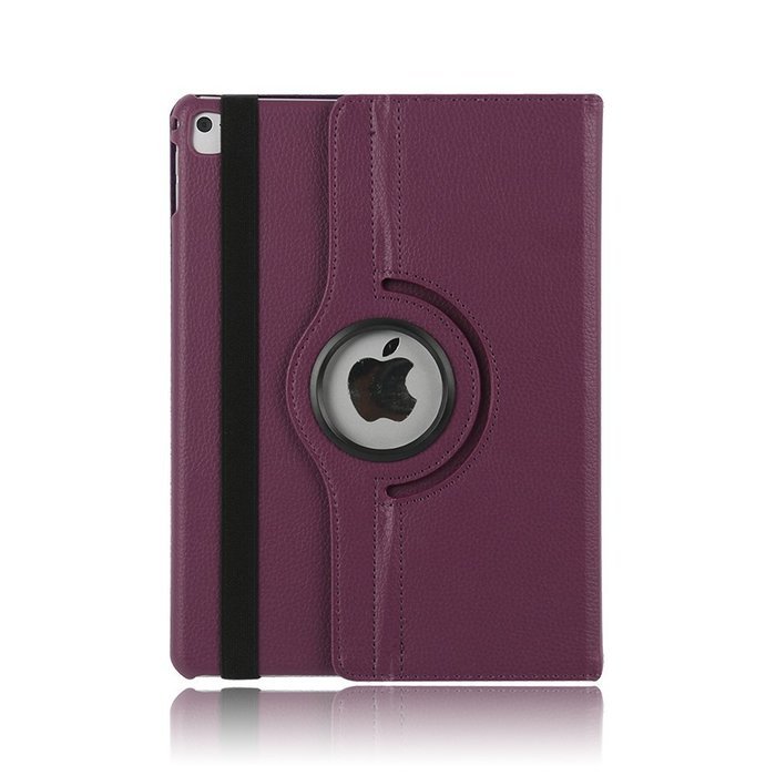 ipad Case Red,TechCode 360 Degrees Rotating Magnetic PU Leather with Stand Smart Auto Sleep/Wake Feature Case... N21