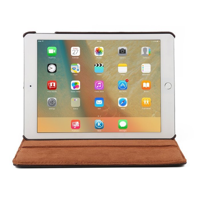 ipad Case Red,TechCode 360 Degrees Rotating Magnetic PU Leather with Stand Smart Auto Sleep/Wake Feature Case... N32