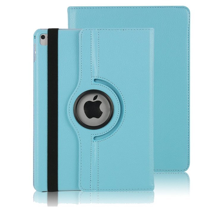 ipad Case Red,TechCode 360 Degrees Rotating Magnetic PU Leather with Stand Smart Auto Sleep/Wake Feature Case... N39