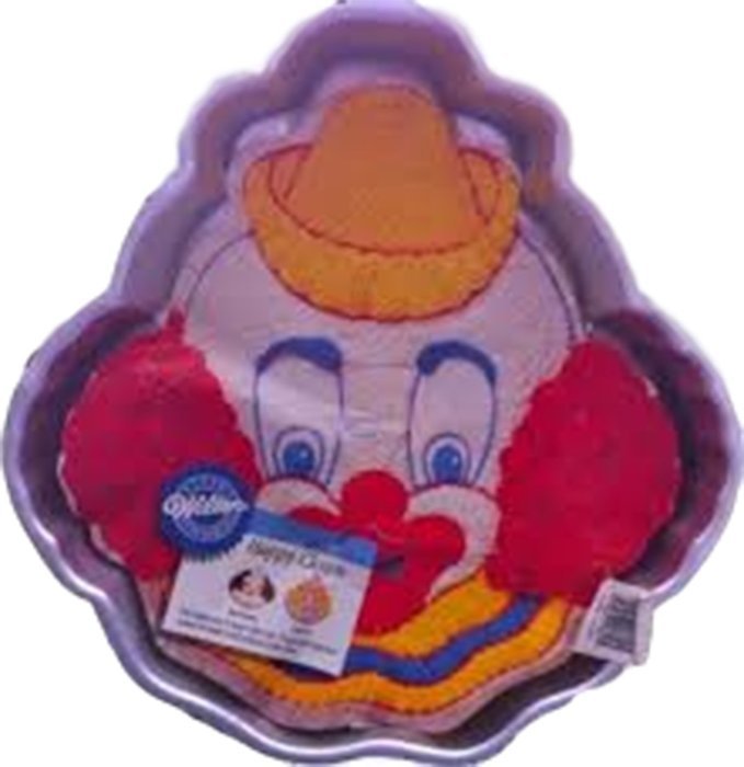 Happy Clown Pan Cake Mold Baking Kit N2