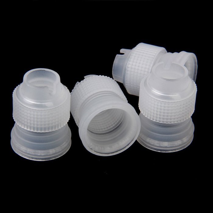 Click Down 1 set of Coupler Adaptor Icing Piping Nozzle Bag Cake Flower Pastry Decoration Tool N3