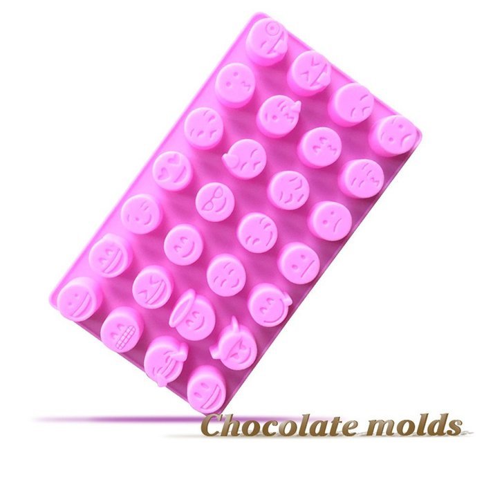 Genenic 28 Cavity Silicone Cake Bread Chocolate Jelly Candy Ice Baking Mould Craft Mold +1PCS Free Nice Baking... N5