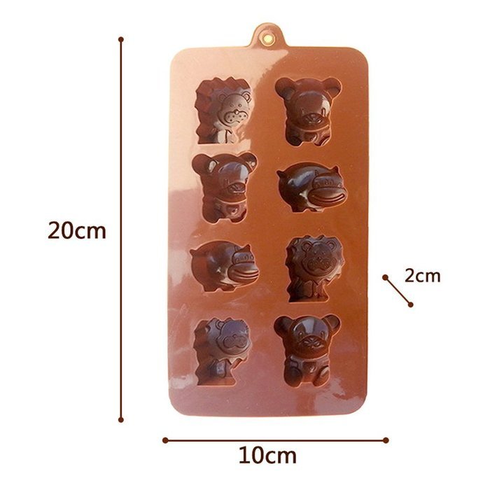 Genenic 28 Cavity Silicone Cake Bread Chocolate Jelly Candy Ice Baking Mould Craft Mold +1PCS Free Nice Baking... N7