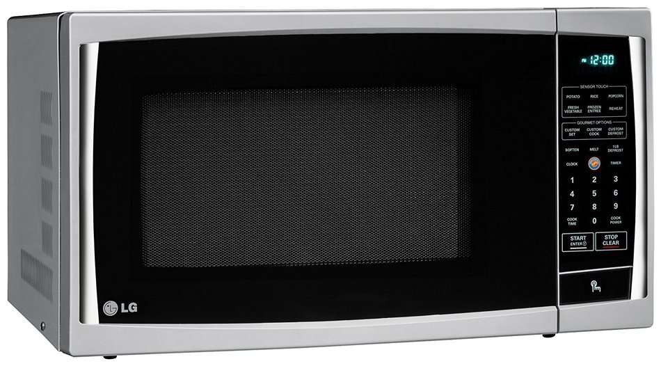 LG LCRT1510SV 1.5 Cu Ft Counter Top Microwave Oven With True Cook Plus and EZ Clean Oven, Silver Color N5
