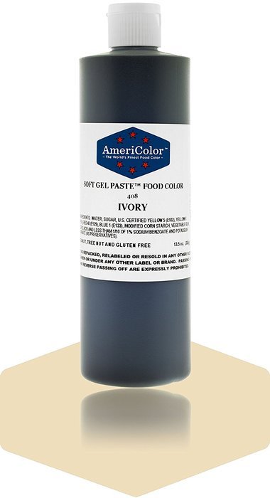 Americolor Ivory Soft Gel Paste 13.5 Ounce Soft Gel Food Color
