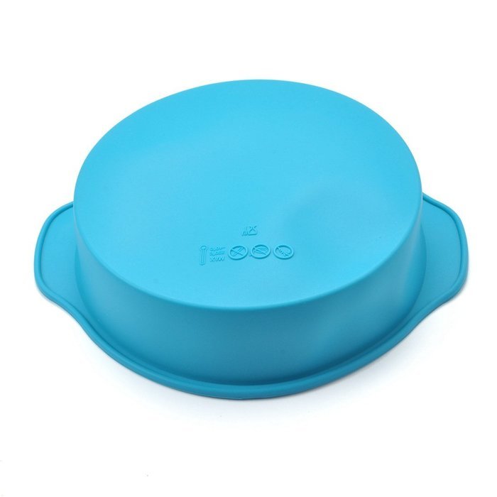 20cm (8 Inches) Silicone Round Cake Pan with Handle Suitable for All Types of Baking and Roasting Silicone Round... N13