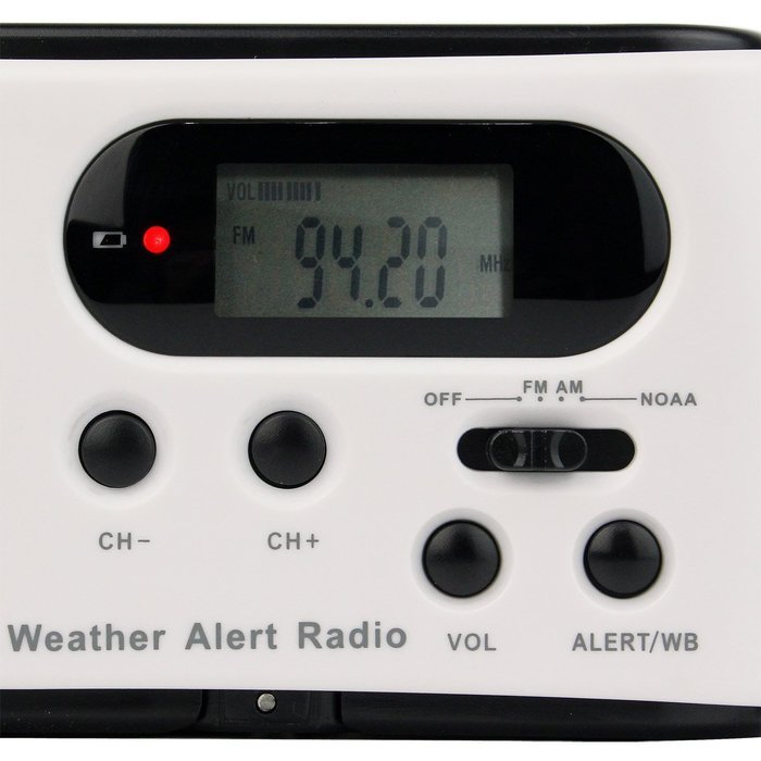 LeeKer Emergency Solar Power Dynamo Hand Crank FW/AM/NOAA Weather Alert Radio Built in LED Flashlight with USB... N6