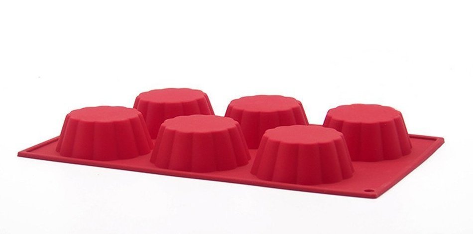 Muffin Cups Each Egg Tarts Silicone Cake Mold Baking Tools A Microwave Oven Use Baking Tray .(12 each) (12) N12
