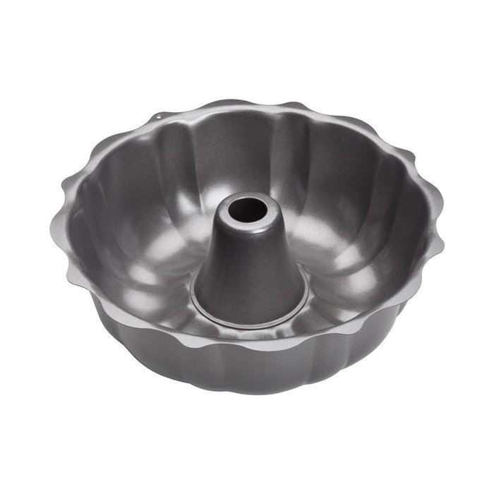 FortheChef's Deluxe Aluminized Carbon Steel Professional Non-Stick 10" Bundt Fluted Cake Pan