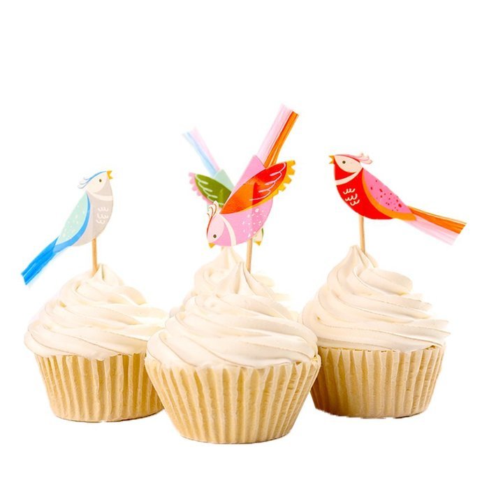 Tonnier - &hearts; Lovely Animals Series &hearts; - Zoo Set of 24 Pieces - Cake and Cupcake Toppers, Decoration N14