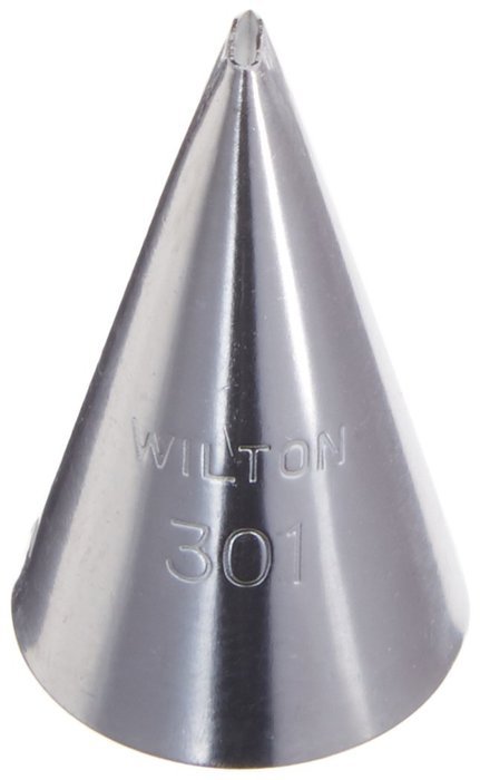 Wilton 402-301 No. 301 Round Decorating Tip, Multicolor