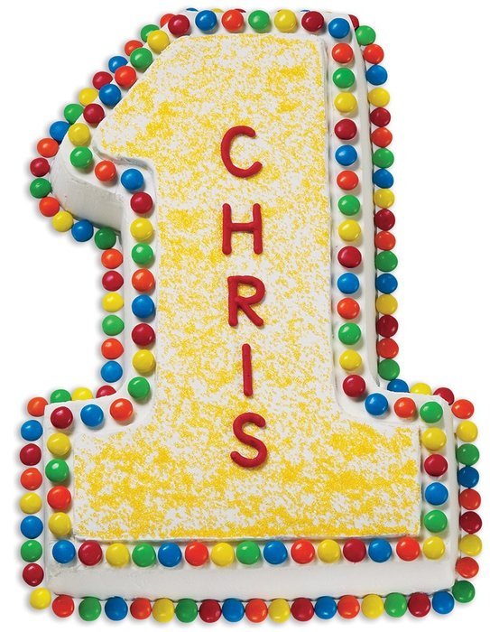 Brand New Novelty Cake Pan-#1 15.25""X10""X2"" Brand New
