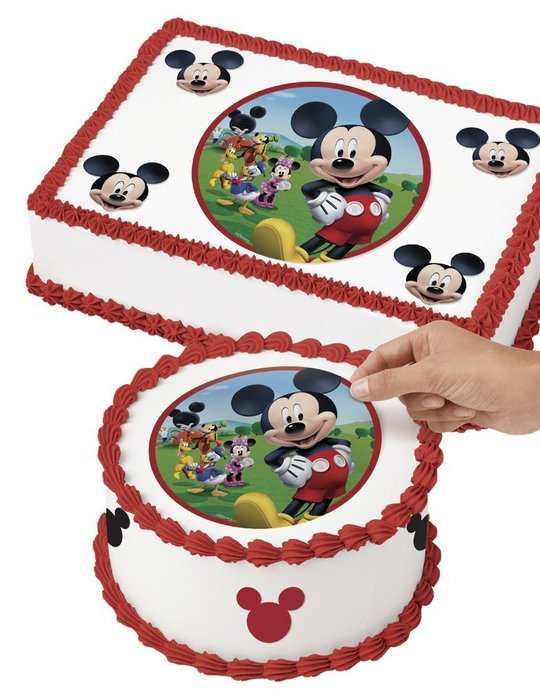 Wilton 710-7069 Mickey Mouse Edible Images Cake Decorating Kit, Multicolor