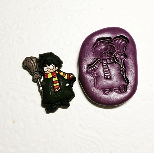 Harry Potter Chibi Silicone Molds (30mm) Fondant Chocolate Clay N3