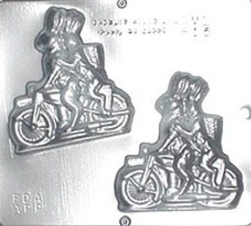 Motorcycle Bunnies Chocolate Candy Mold Easter 815